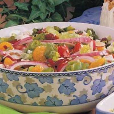 salada mista colorida