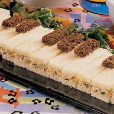 sanduíches de piano