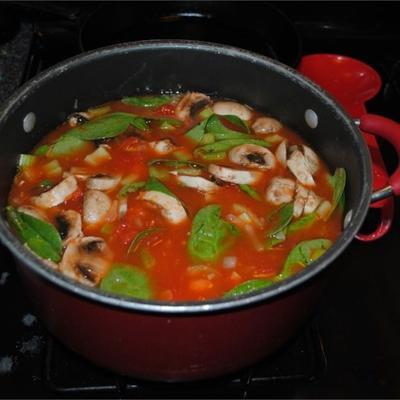sopa de legumes minestrone