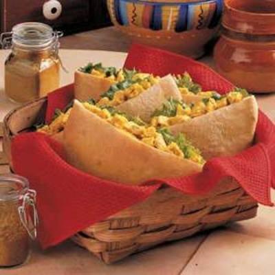 bolsos de frango ao curry