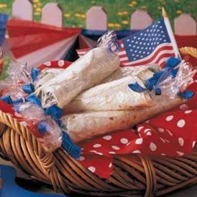 rollups de fogos de artifício