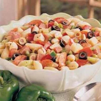 salada de massa italiana marinada