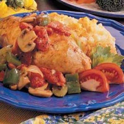 frigideira de frango italiano