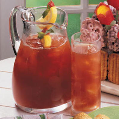 chá de framboesa de gota de chuva