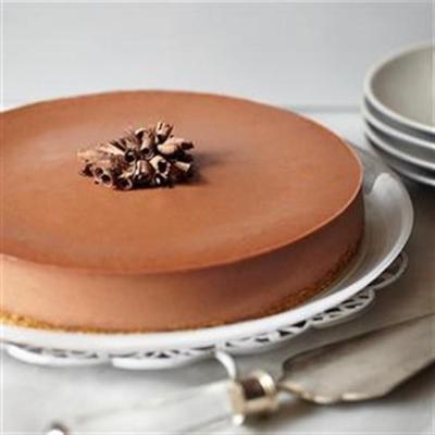 cheesecake de chocolate duplo