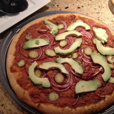 pizza vegan saudável