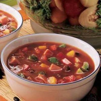gaspacho de feijão preto