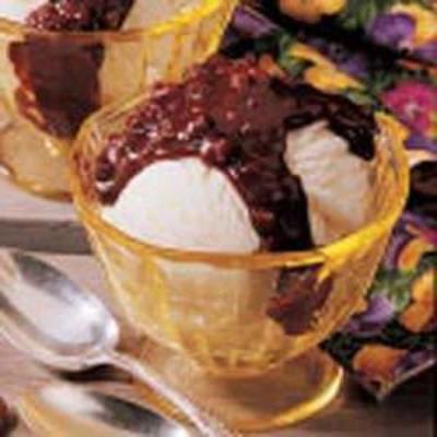 cobertura de sorvete de chocolate praliné