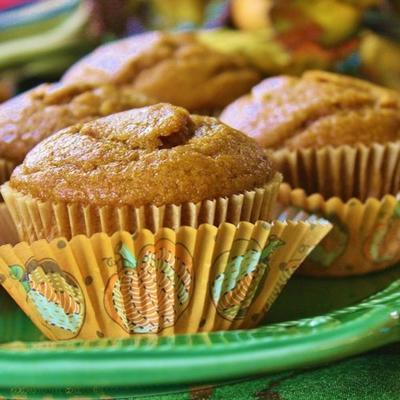 muffins de torta de abóbora