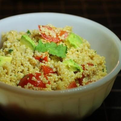 quinoa ao estilo guacamole