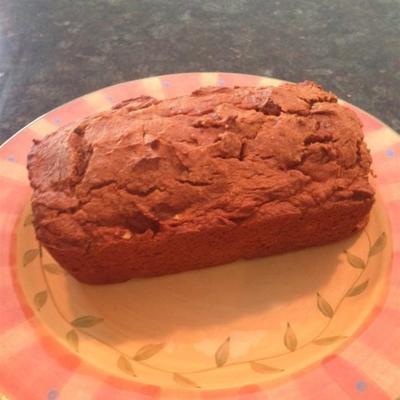 pão de chocolate com baixo teor de gordura de abóbora