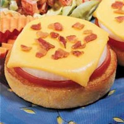 muffins ingleses bacon-queijo