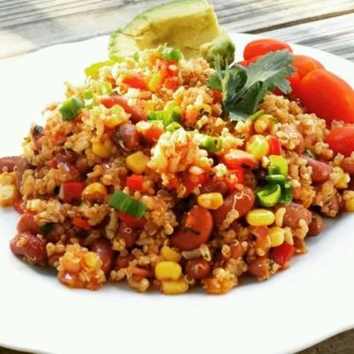 incrível salada de quinoa mexicana