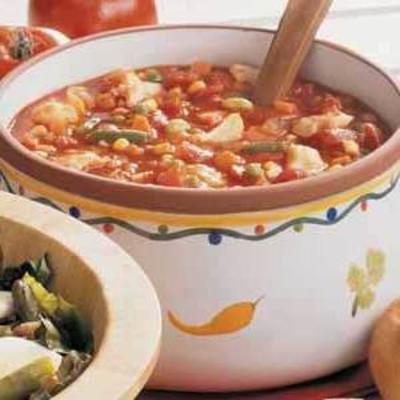 sopa de peixe crioulo