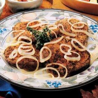 costeletas de porco colheita