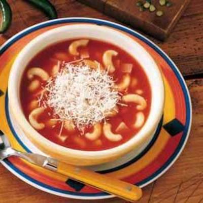 sopa de macarrão italiano