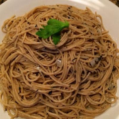 Espaguete e Especiarias Rápidos e Fáceis