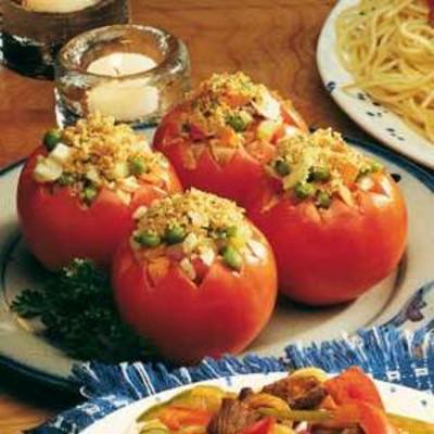tomates de jardim recheado