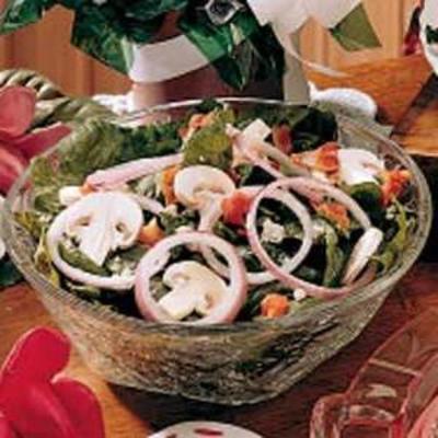 salada de espinafre queijo azul