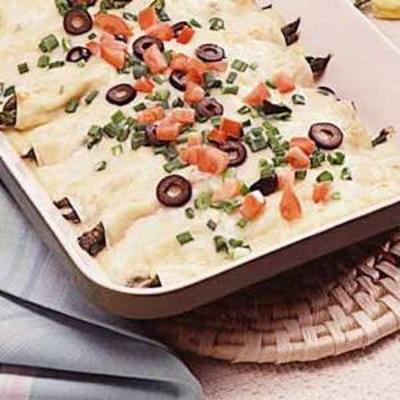 enchiladas de espargos