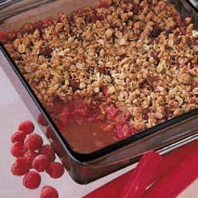 ruibarbo framboesa crocante