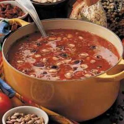 sopa de feijão sorte