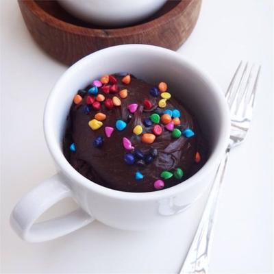 bolo nutella® fudgy da caneca