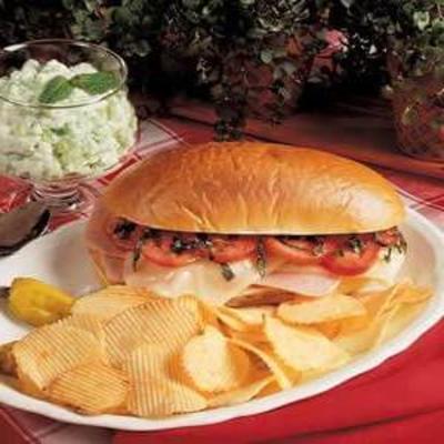 sanduíche de presunto picante