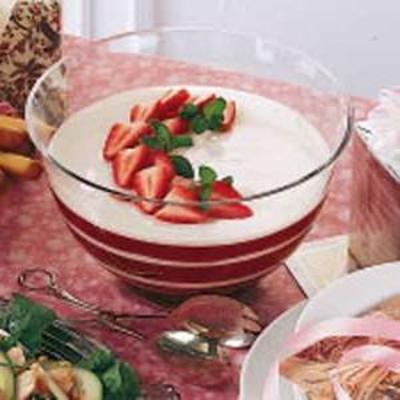 salada de prazer de baga ruibarbo