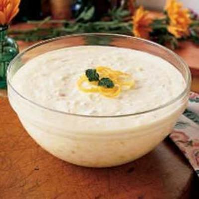 salada de abacaxi cremosa