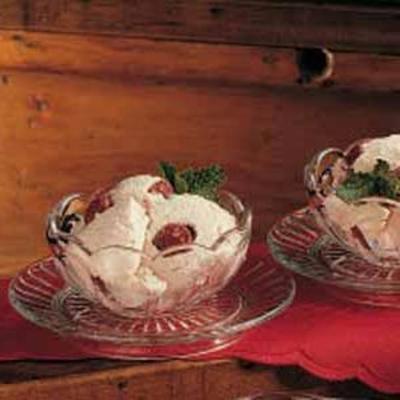creme bávaro de cereja