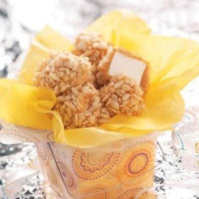 delícias de marshmallow de caramelo