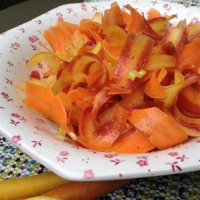 salada de cenoura arco-íris