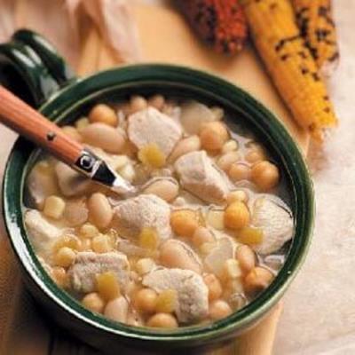 pimentão branco cozido lentamente