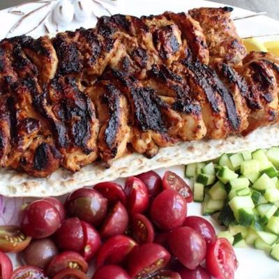kebabs de frango turco