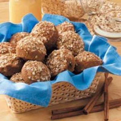muffins de aveia maçã
