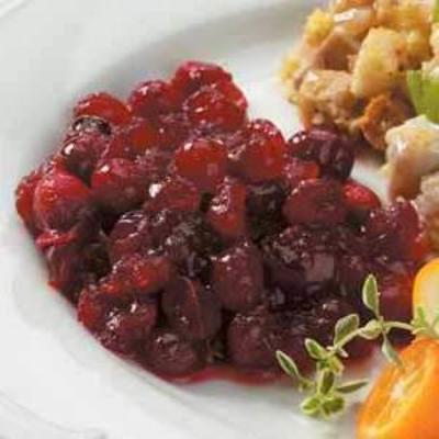 molho de cranberry temperado da mãe