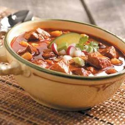 pozole: guisado de porco e canjica