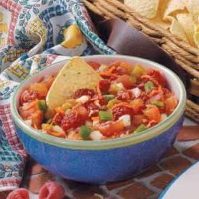 salsa de tomate framboesa