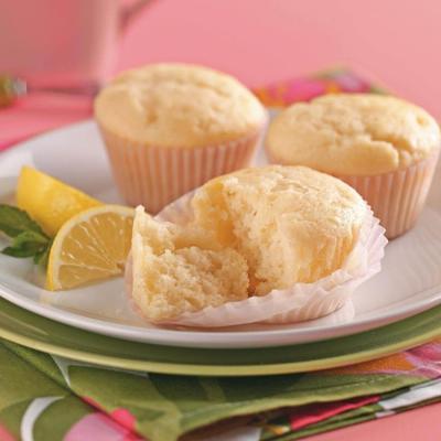 bolos de chá de iogurte de limão