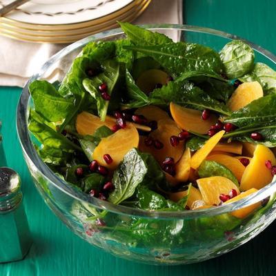 salada de romã caqui