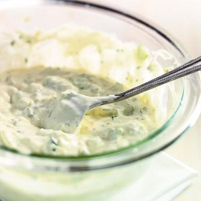 molho tarter de cebola verde
