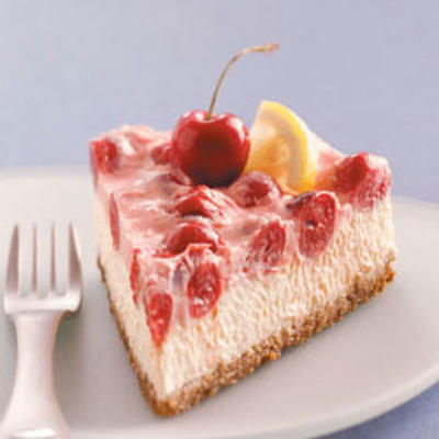 makeover cheesecake com cobertura de cereja
