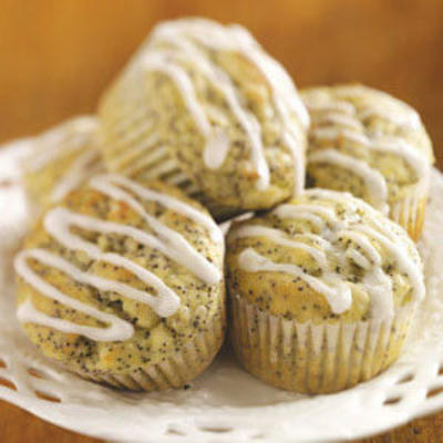 muffins de semente de papoula limão