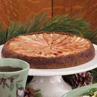 torta de pera gingersnap