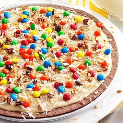 pizza de brownie fosca