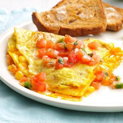 omelete vegetariana fácil
