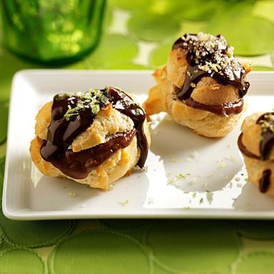 puffs de creme moda antiga