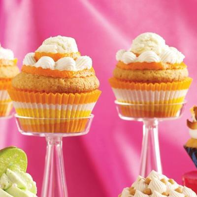 cupcake laranja creamsicle
