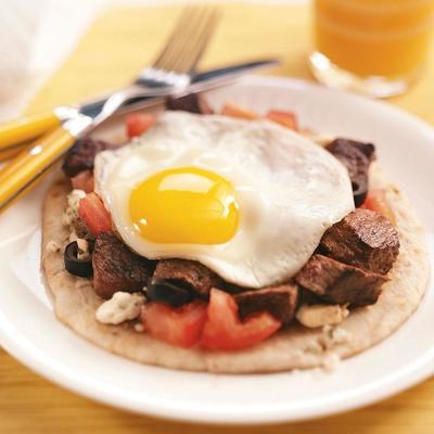 bife de pita mediterrâneo